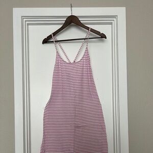 J.Crew Pink and White Stripe Sundress, Size Small.
